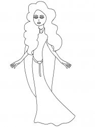 plansa de colorat regi medievali #17