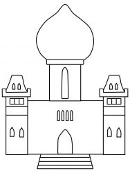 plansa de colorat regi medievali #12