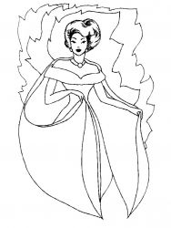 plansa de colorat regi medievali #15