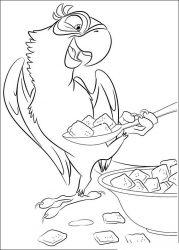 plansa de colorat rio #2