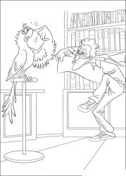 plansa de colorat rio #4