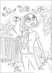 plansa de colorat rio #7