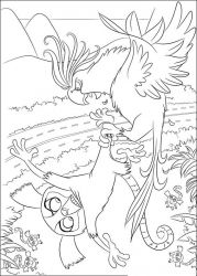 plansa de colorat rio #17