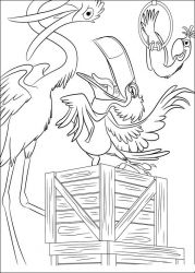 plansa de colorat rio #20