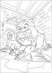 plansa de colorat rio #3