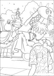 plansa de colorat rio #6