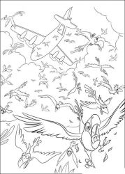 plansa de colorat rio #8