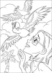 plansa de colorat rio #10