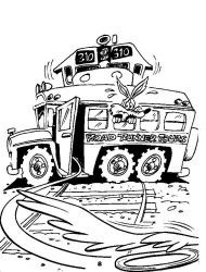plansa de colorat road runner #10