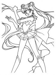 Planse de colorat cu Sailor Moon- Pagina 2 | Desene de colorat cu