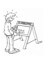 plansa de colorat scoala #17