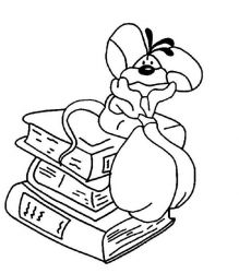 plansa de colorat scoala #9