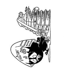 plansa de colorat scoala #14