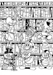 plansa de colorat scrooge mcduck #10