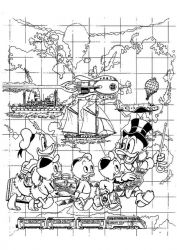 plansa de colorat scrooge mcduck #16