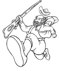 plansa de colorat scufita rosie #6