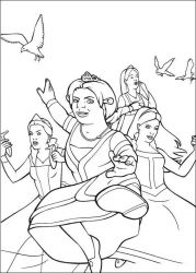 plansa de colorat shrek #6