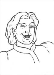 plansa de colorat shrek #19