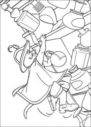 plansa de colorat shrek #14