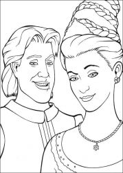 plansa de colorat shrek #20