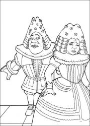 plansa de colorat shrek #3