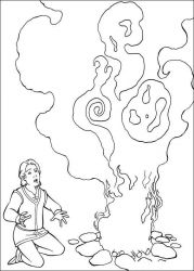 plansa de colorat shrek #16