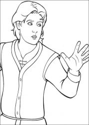 plansa de colorat shrek #18