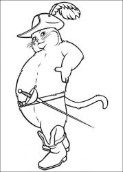 plansa de colorat shrek #19