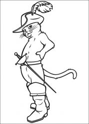 plansa de colorat shrek #3