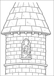 plansa de colorat shrek #9