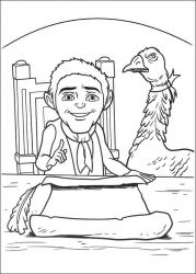 plansa de colorat shrek #12