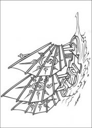 plansa de colorat sindbad #8