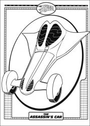 plansa de colorat speed racer #20