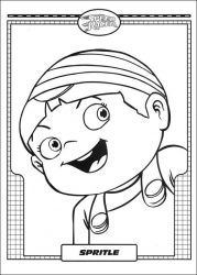 plansa de colorat speed racer #18