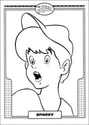 plansa de colorat speed racer #1