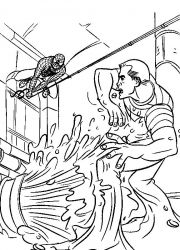 plansa de colorat spiderman #6