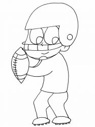 plansa de colorat sport #7