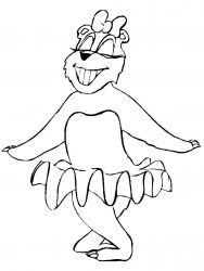 plansa de colorat sport #15