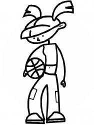 plansa de colorat sport #19