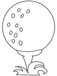 plansa de colorat sport #3