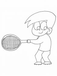 plansa de colorat sport #6