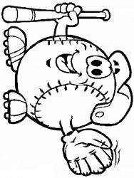 plansa de colorat sport #9