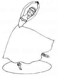 plansa de colorat sport #10