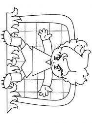 plansa de colorat sport #10