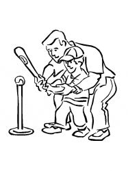 plansa de colorat sport #2