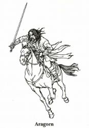 plansa de colorat stapanul inelelor #9