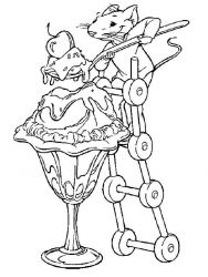 plansa de colorat stuart little #2