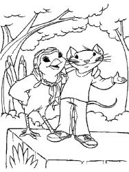 plansa de colorat stuart little #12