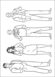 plansa de colorat superman #4