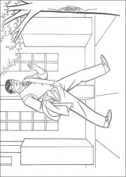 plansa de colorat superman #1